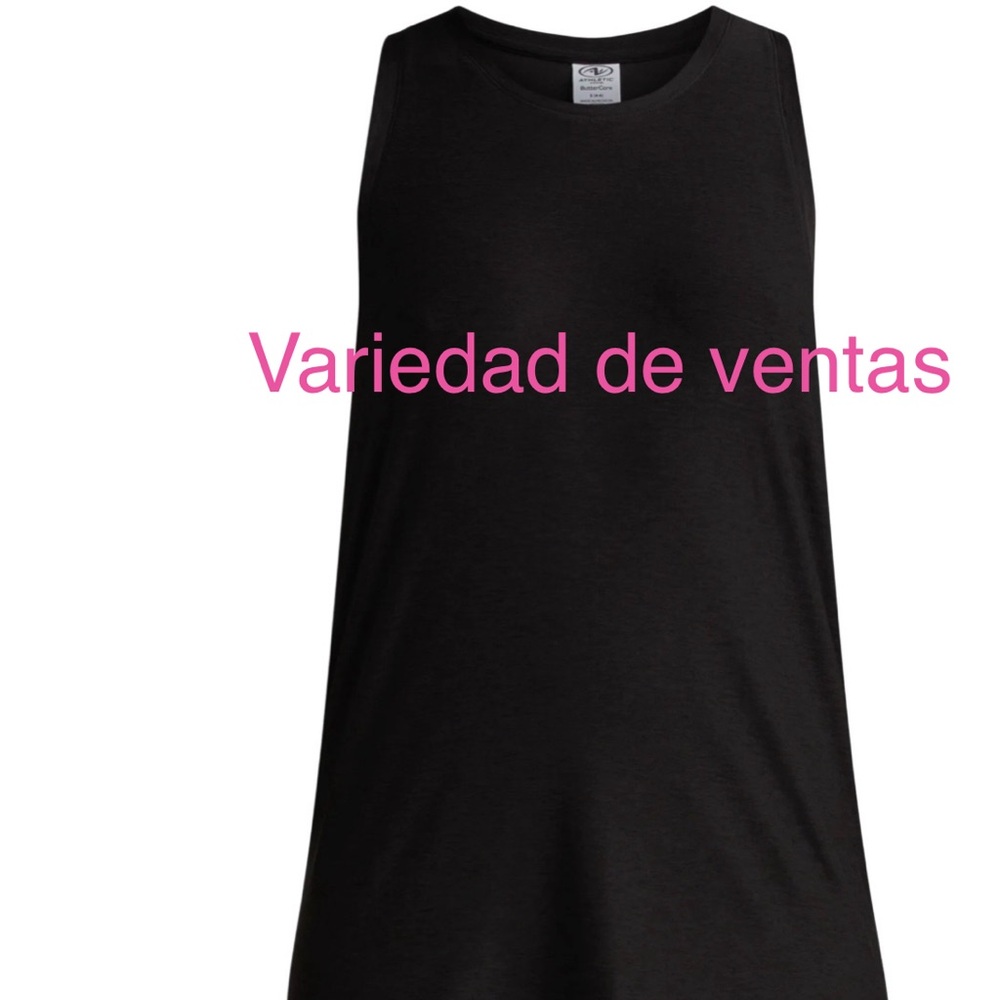 Black Sleeveless Tank Top